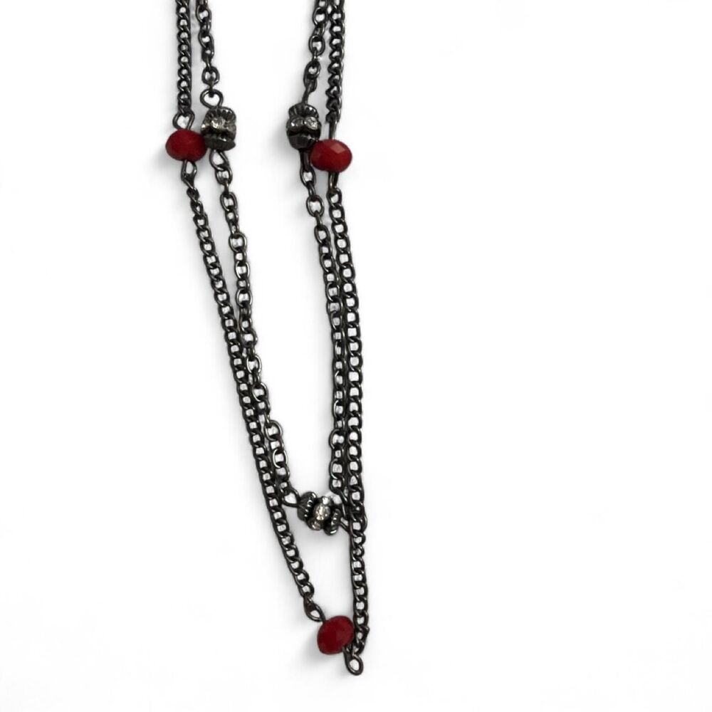Unbranded Women's Red and Silver Jewellery